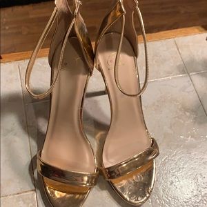 Gold heels